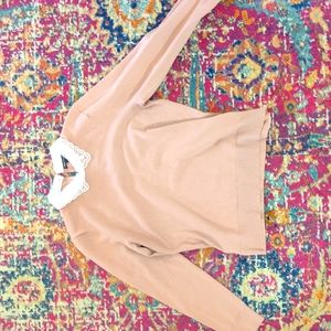 Cable and gauge sweater size large